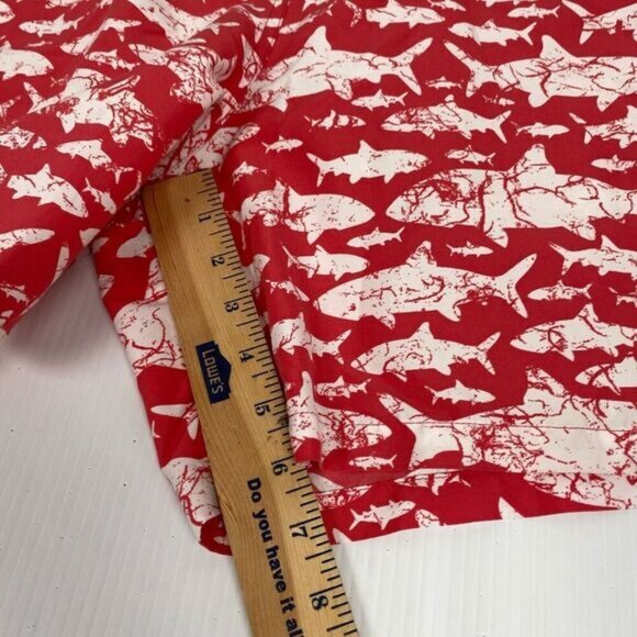 Vineyard Vines Men's size Large Red Bathing Suit Shorts Liner Bonefish Pockets - Picture 6 of 16